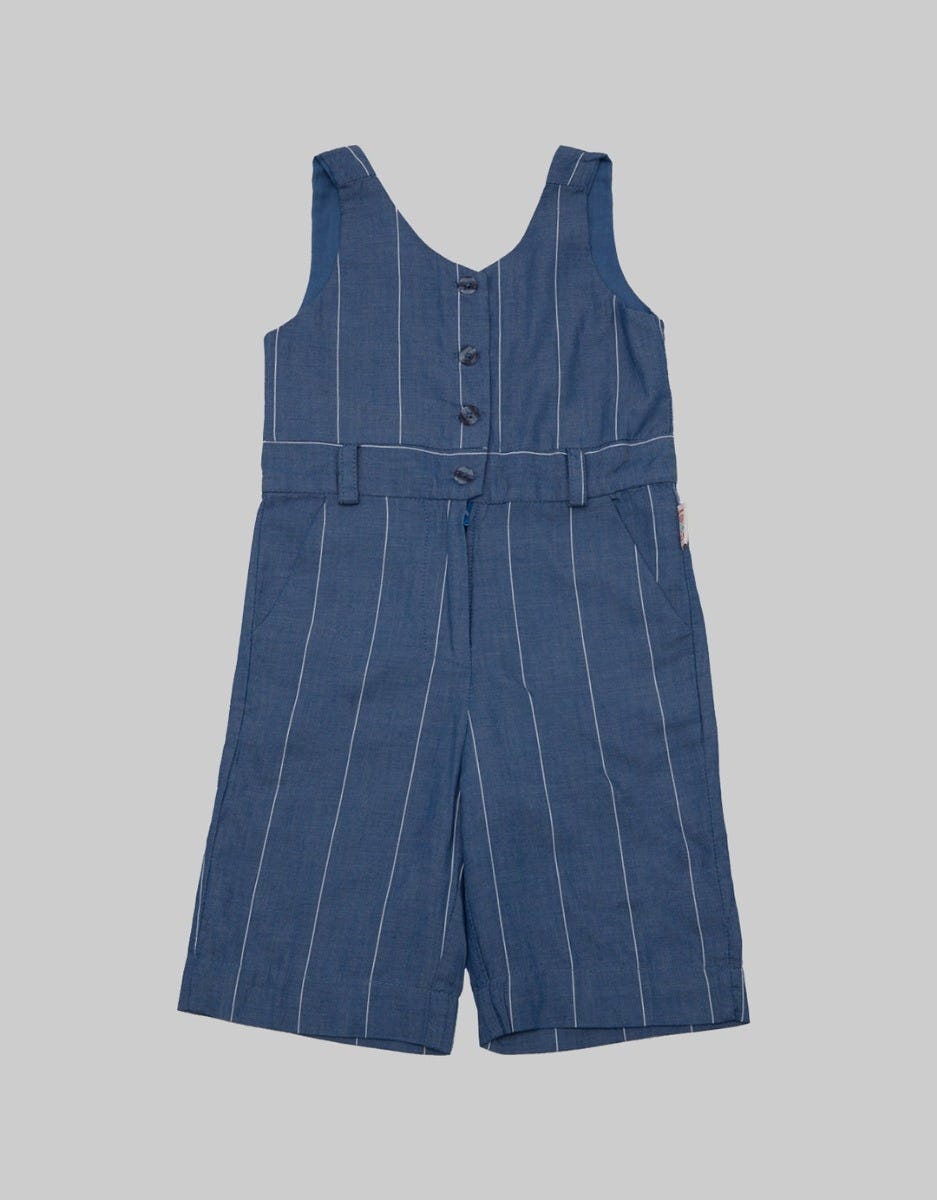 Cool Baby Suit Girl Overall Stripe