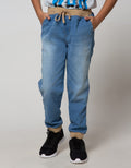 Cool Boy Celana Panjang Denim Rib