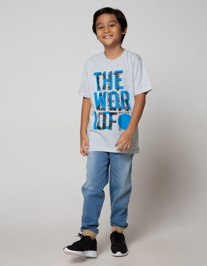 Cool Boy Celana Panjang Denim Rib