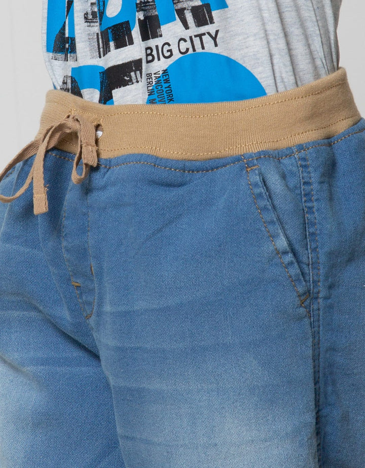 Cool Boy Celana Panjang Denim Rib