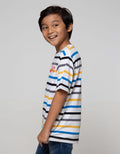 Cool Boy Knitting Stripe Casual