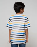 Cool Boy Knitting Stripe Casual