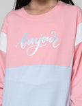 Nevada Sweatshirt Cut N Sewn Print Bonjour