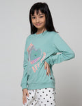 Nevada Sweatshirt Aplikasi Plastik Love Soul