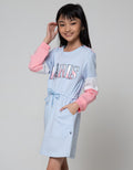 Nevada Long Sleeve Midi Dress Cut N Sewn Print Paris