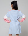 Nevada Long Sleeve Midi Dress Cut N Sewn Print Paris