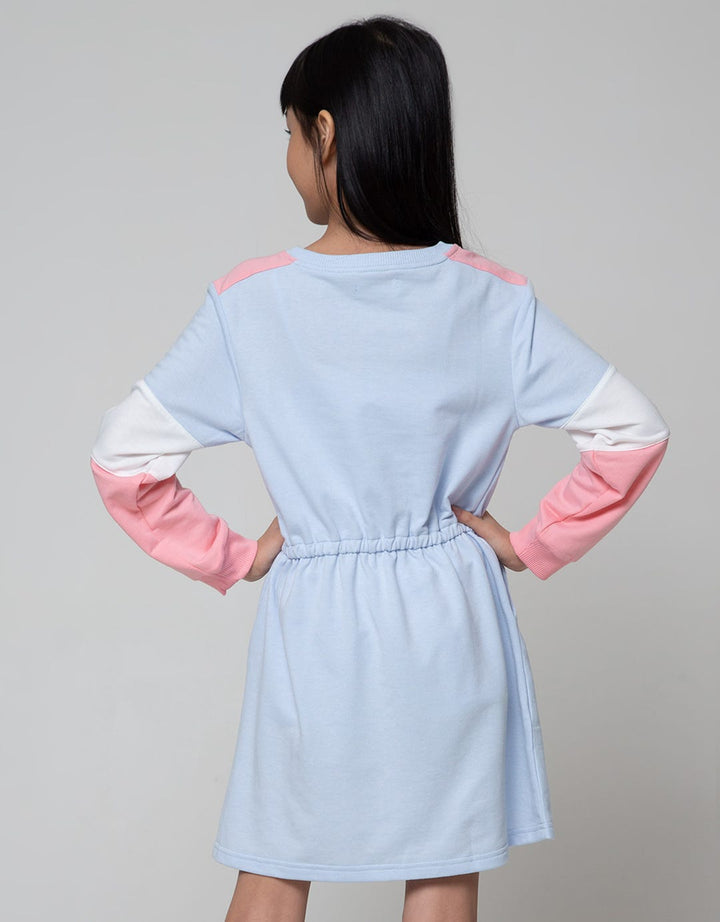 Nevada Long Sleeve Midi Dress Cut N Sewn Print Paris