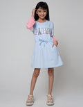 Nevada Long Sleeve Midi Dress Cut N Sewn Print Paris