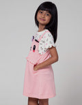 Little M Short Sleeve Midi Dress Overall Inner Panda