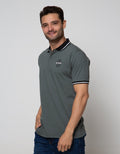 Nevada Short Sleeve Polo Shirt Basic With Print Logo Brand
