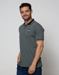 Nevada Short Sleeve Polo Shirt Basic With Print Logo Brand