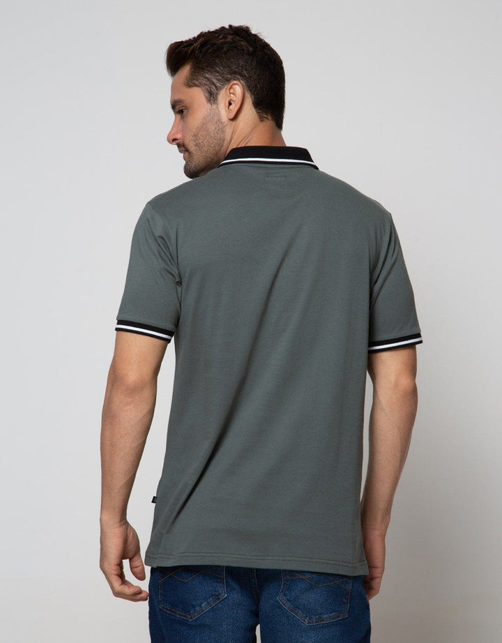Nevada Short Sleeve Polo Shirt Basic With Print Logo Brand