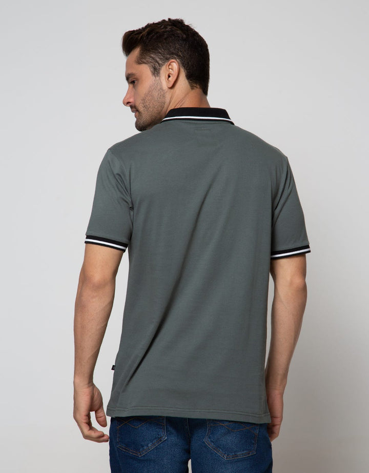 Nevada Short Sleeve Polo Shirt Basic With Print Logo Brand