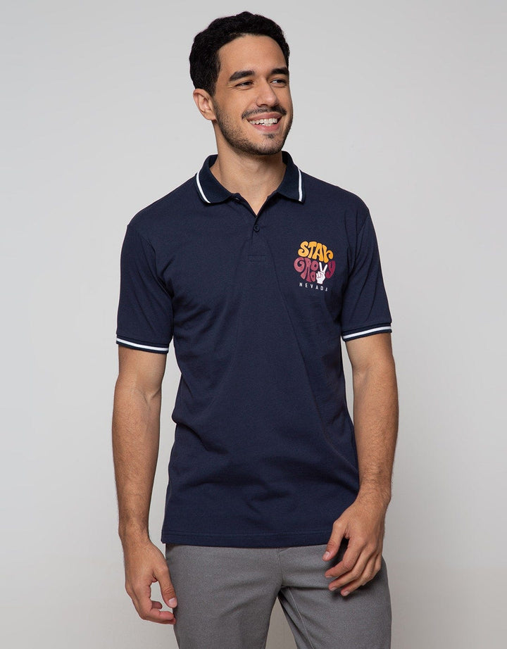 Nevada Short Sleeve Polo Shirt Stay Groove