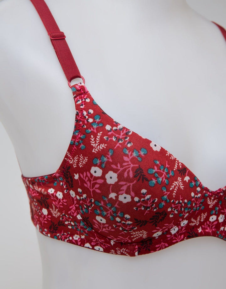 St. Yves Non Push Up Regular Bra Red Kastuba
