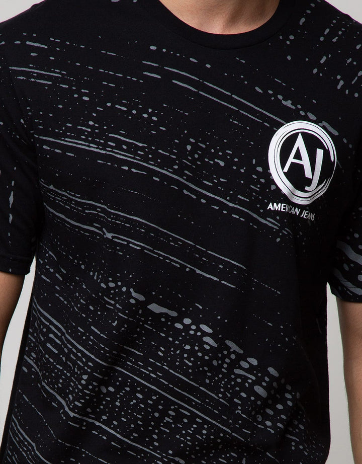 American Jeans Short Sleeve T-Shirt Full Print