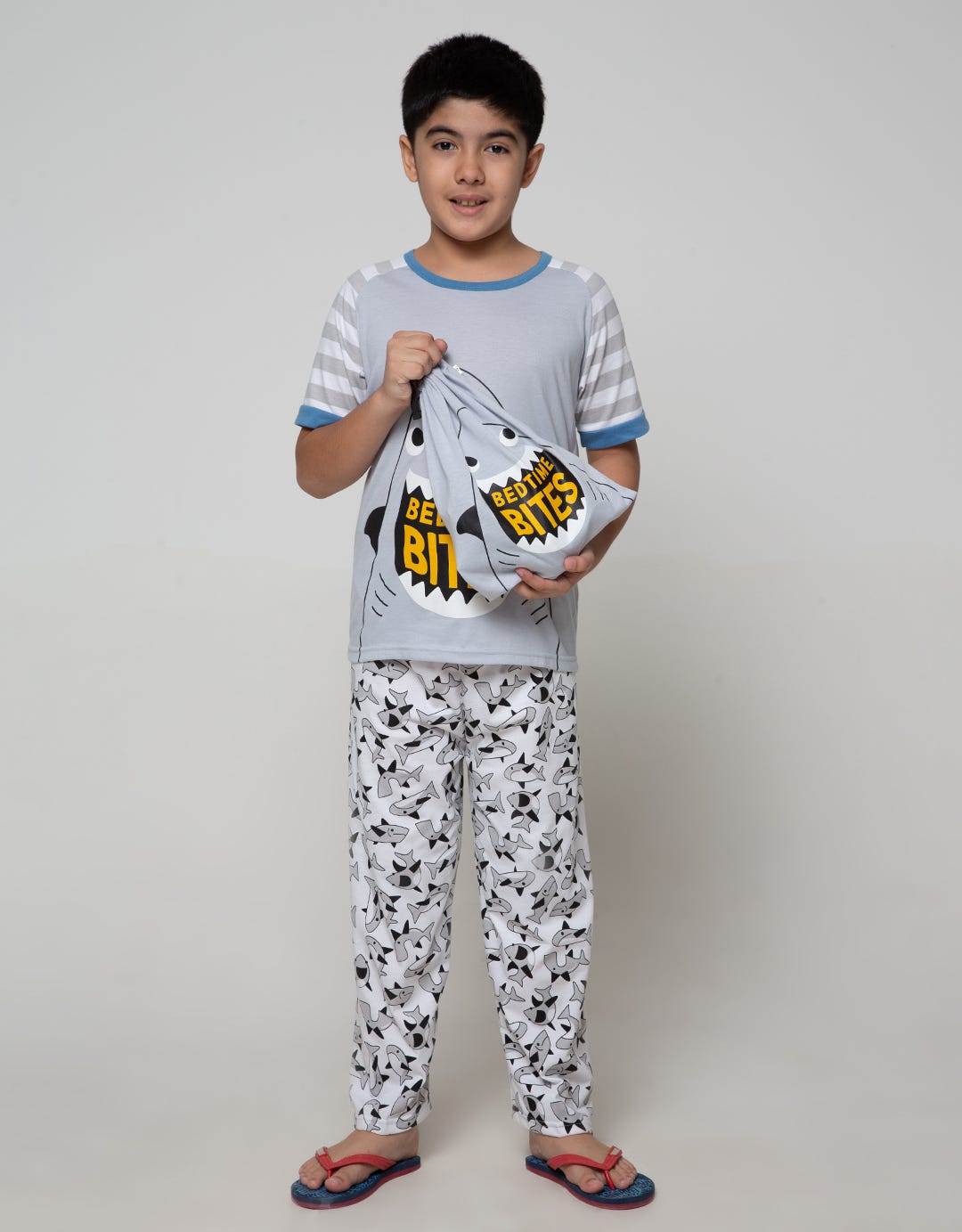 Boboo Kids Pajamas Short Shirts Bedtime Bites