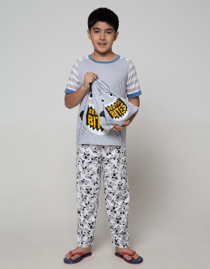 Boboo Kids Pajamas Short Shirts Bedtime Bites