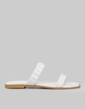 Details Slipper Sandals Ruched