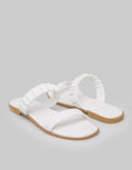 Details Slipper Sandals Ruched