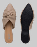 MULE SANDALS PLEATED