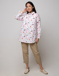 Disney Long Sleeve Shirt Dlish Full Print Oversized