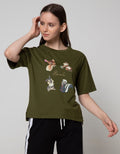 Disney Bambi N Friends  Short Sleeve T-Shirt Tee