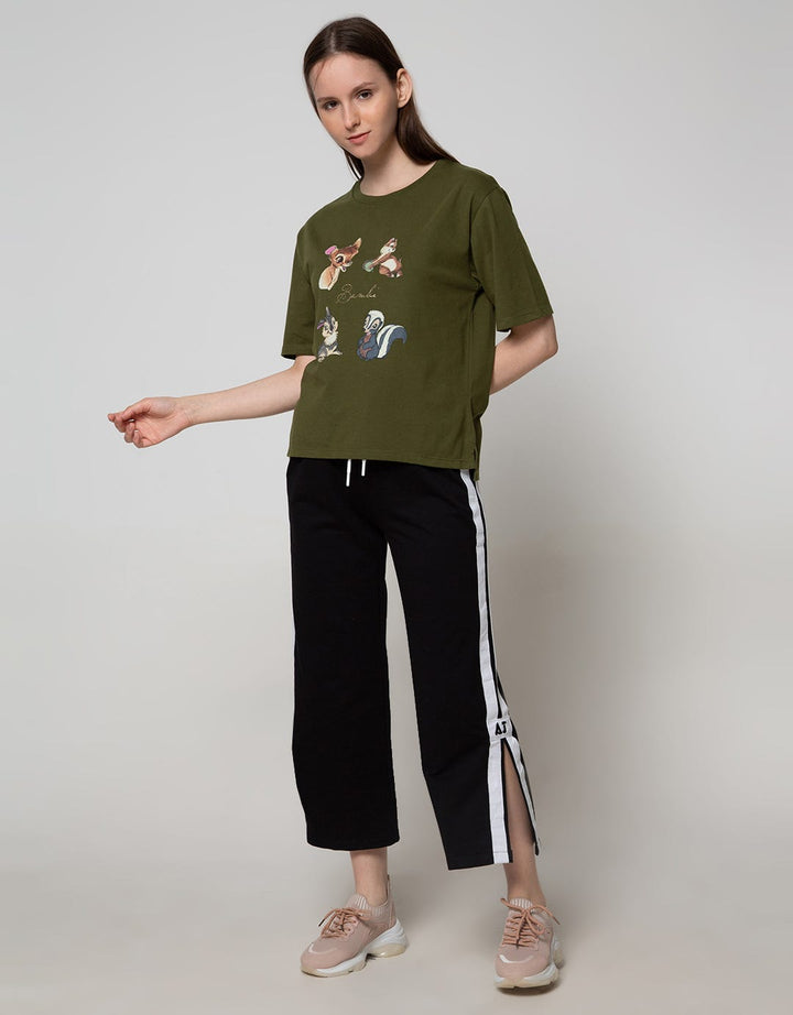 Disney Bambi N Friends  Short Sleeve T-Shirt Tee