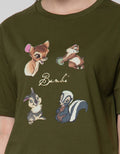 Disney Bambi N Friends  Short Sleeve T-Shirt Tee