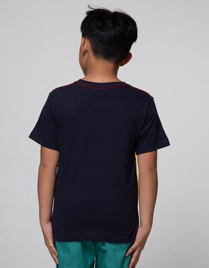 Little M Short Sleeve T-Shirt Dino Cucuk Whats Up Laken Bordir