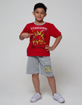 Little M Top Bottom Set Reguler Dino Splash