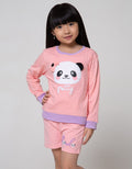 Little M Long Sleeve T-Shirt Panda Aplikasi