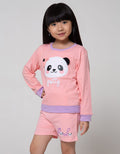 Little M Long Sleeve T-Shirt Panda Aplikasi