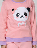 Little M Long Sleeve T-Shirt Panda Aplikasi