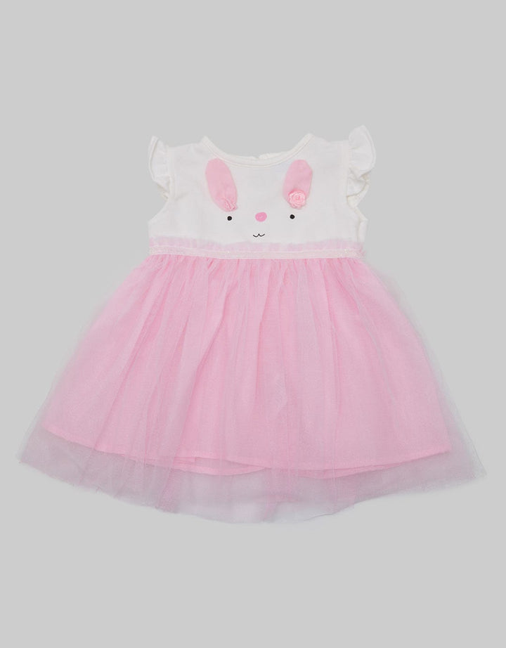 Pipiniko Short Sleeve Midi Dress Shinny Rabbit