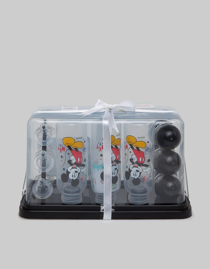 Disney Feeding Bottle Drying Rack With 3 x 4Oz Bottles, 3 x 8Oz Bottles, Hood, Cap &amp; Silicone Nipple