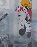 Disney Feeding Bottle Drying Rack With 3 x 4Oz Bottles, 3 x 8Oz Bottles, Hood, Cap &amp; Silicone Nipple