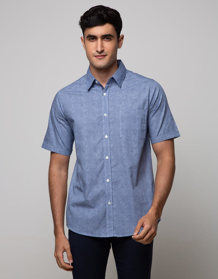 SS SHIRT WOVEN PRINT