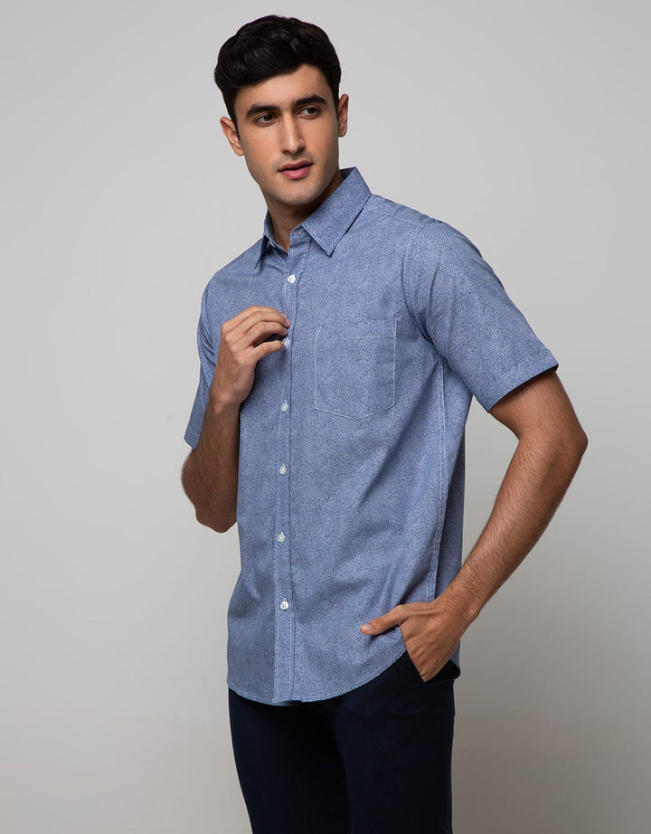 SS SHIRT WOVEN PRINT