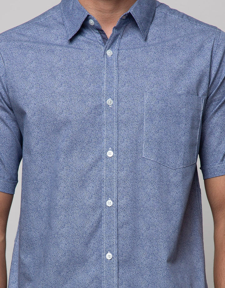 SS SHIRT WOVEN PRINT