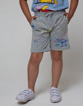 Little M Short Pants Knit Rib Splash