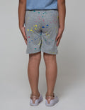 Little M Short Pants Knit Rib Splash