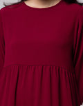 Connexion Long Sleeve Midi Dress Tiered