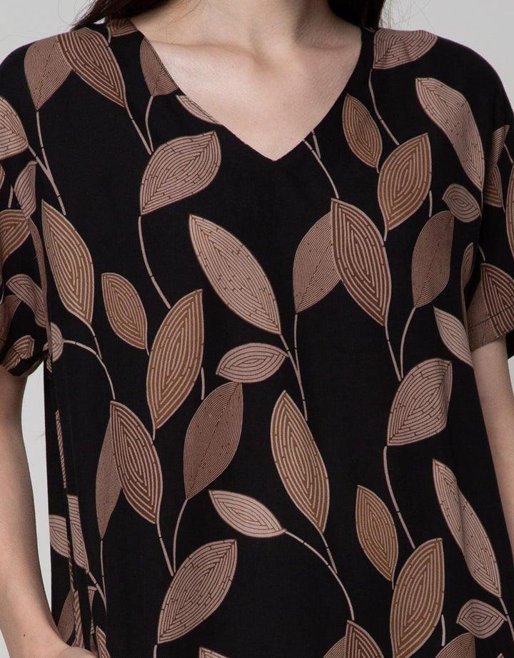 St. Yves Setelan Pyjama Bone Leaves