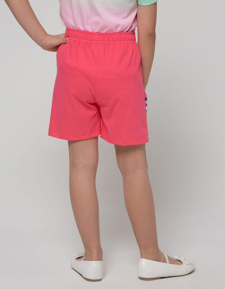 Little M Short Pants Basic Sablon Bintang Pelangi