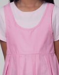 Little M Short Sleeve Midi Dress Overall Print Bunga