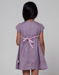 Little M Short Sleeve Midi Dress Non Polkadot Hati