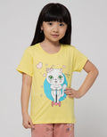 Little M Short Sleeve T-Shirt Cat Scooter