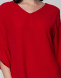 St. Yves Long Sleeve Midi Dress Cny Bengalin Ribbon Hands