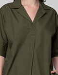 St. Yves Short Sleeve Blouse Cotton Easy Care